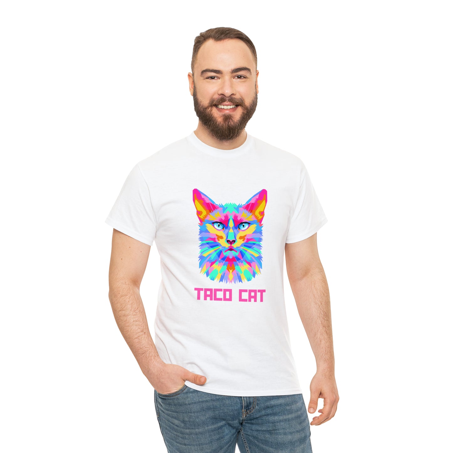 funny taco shirts white front