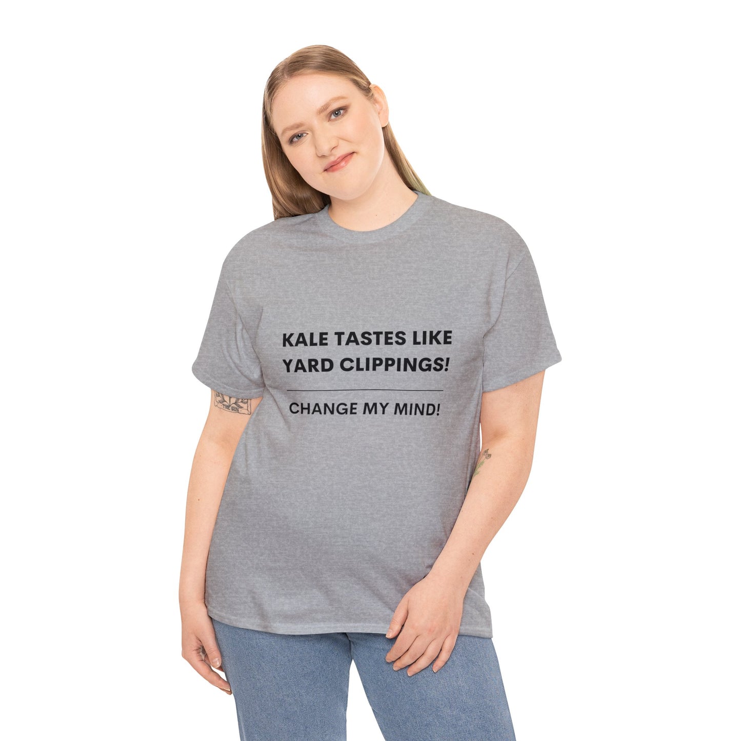 Kale Tastes Like Yard Clippings! Hot Takes T-Shirt.