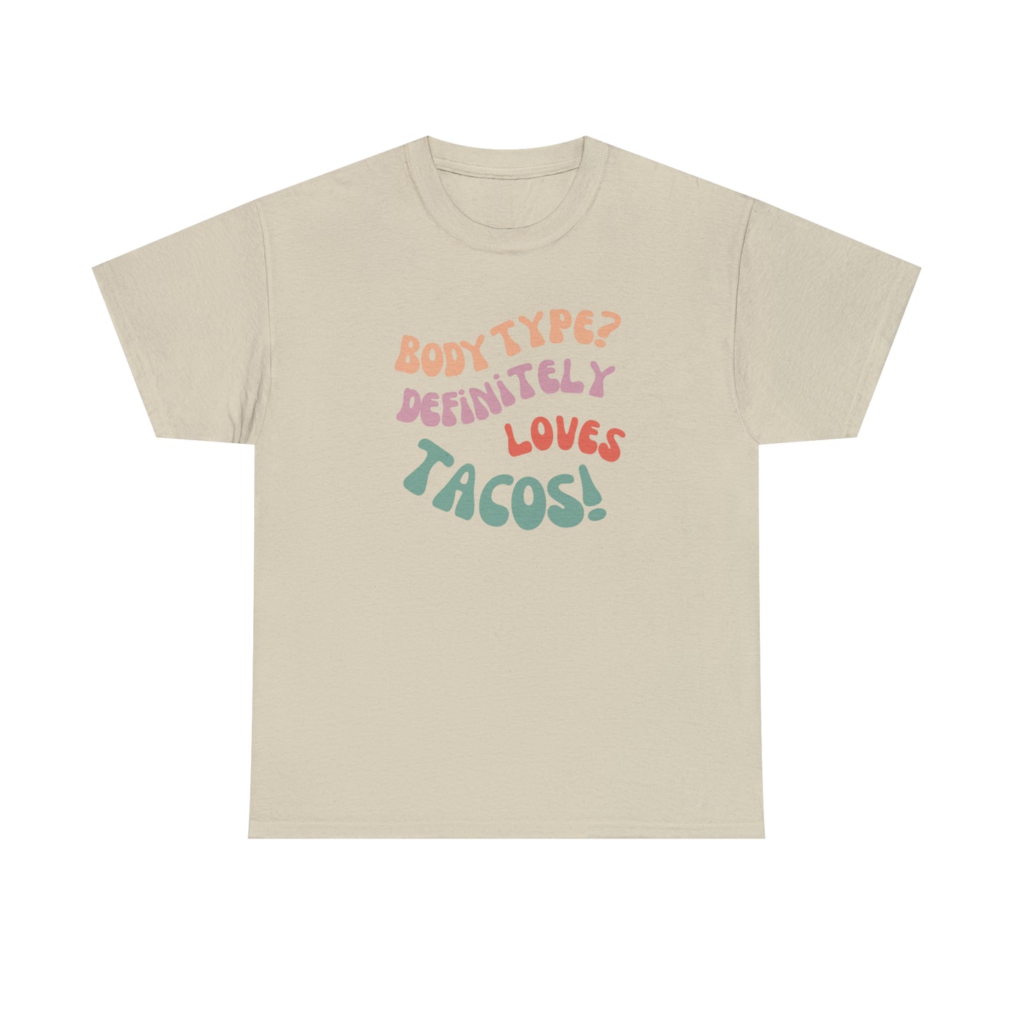 funny taco shirt sand front