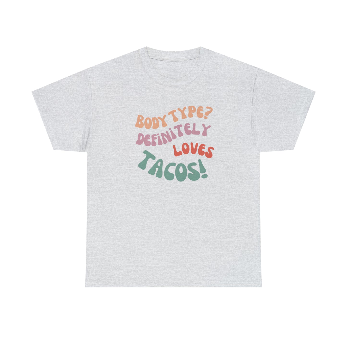 funny taco shirt heather front