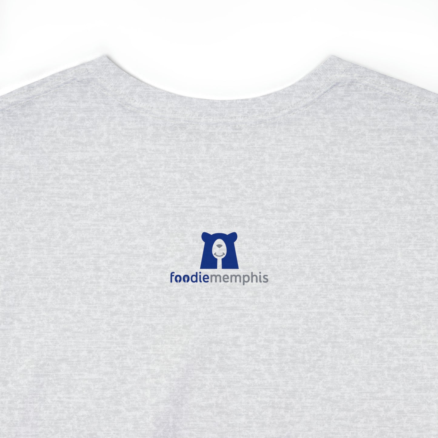 funny taco shirt heather back logo
