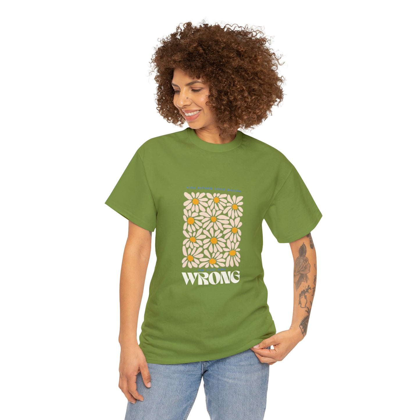 bacon shirt kiwi front
