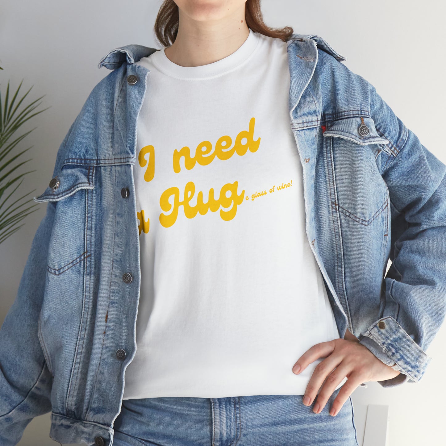I need a HUG...e glass of wine!