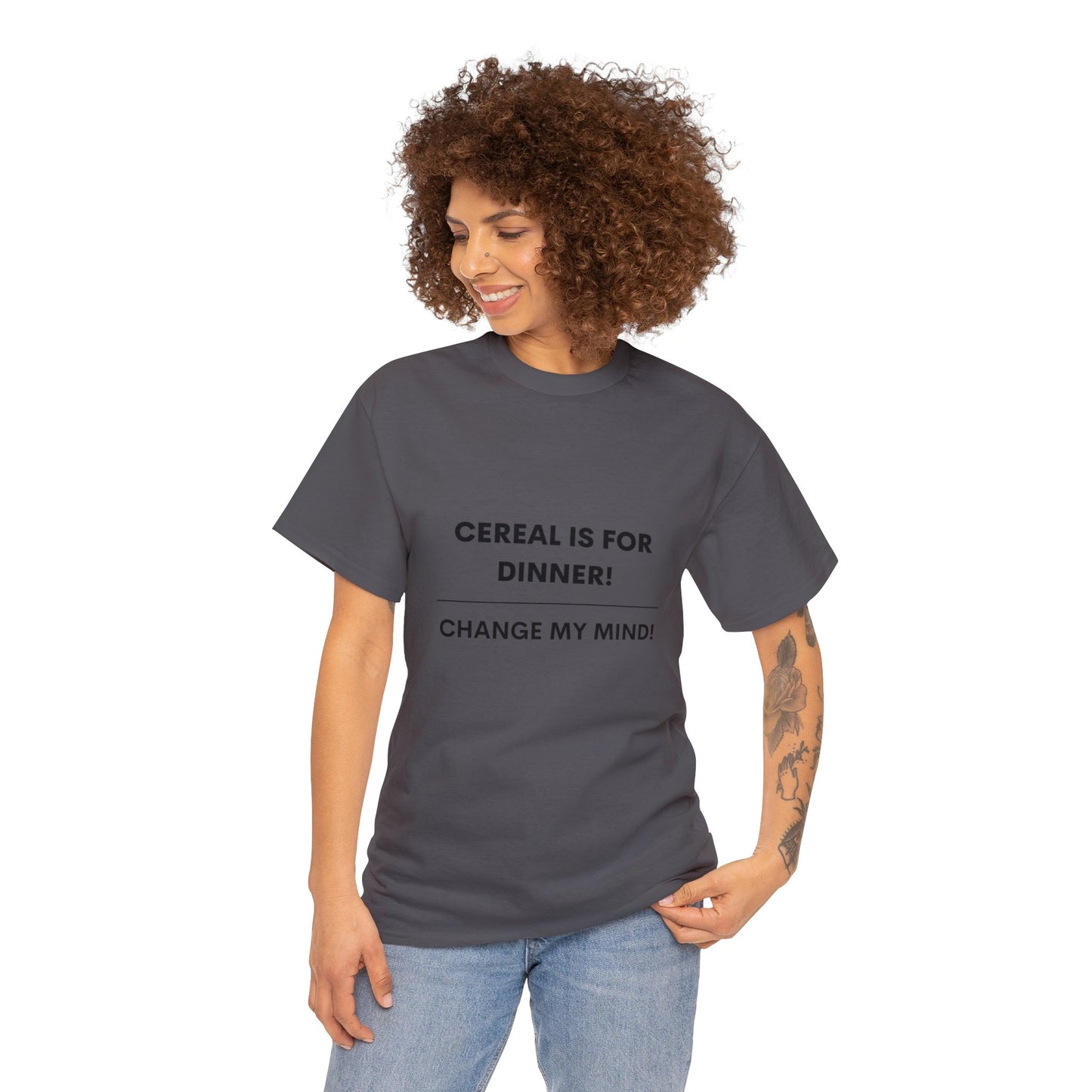 Cereal Is For Dinner! Hot Takes T-Shirts.