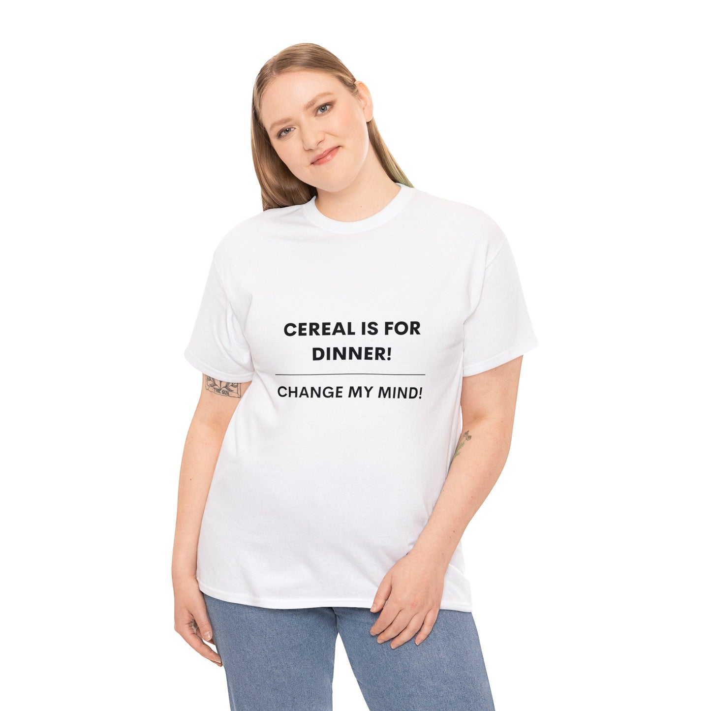 Cereal Is For Dinner! Hot Takes T-Shirts.