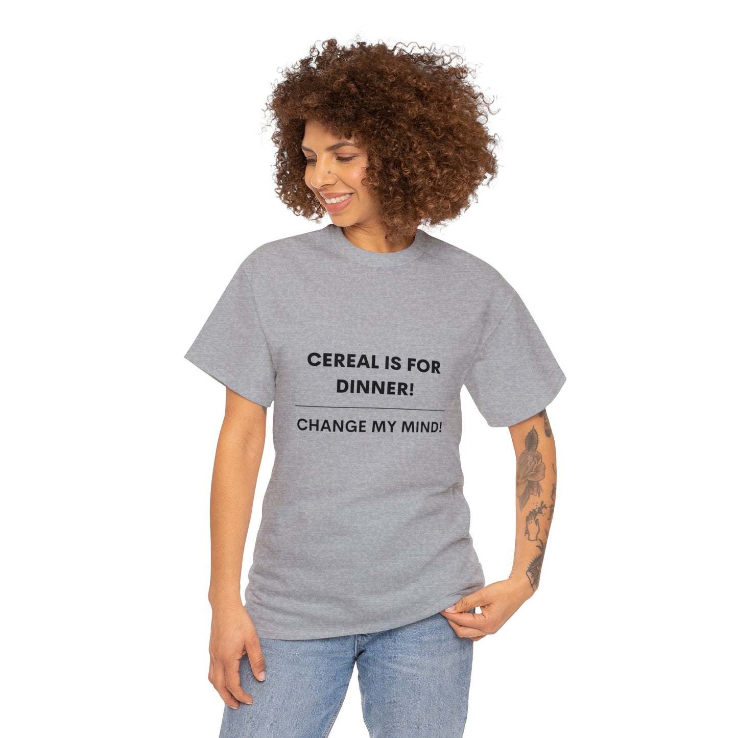 Cereal Is For Dinner! Hot Takes T-Shirts.