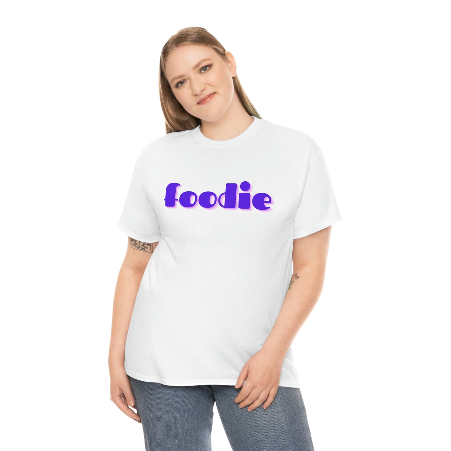 foodie t-shirt white front