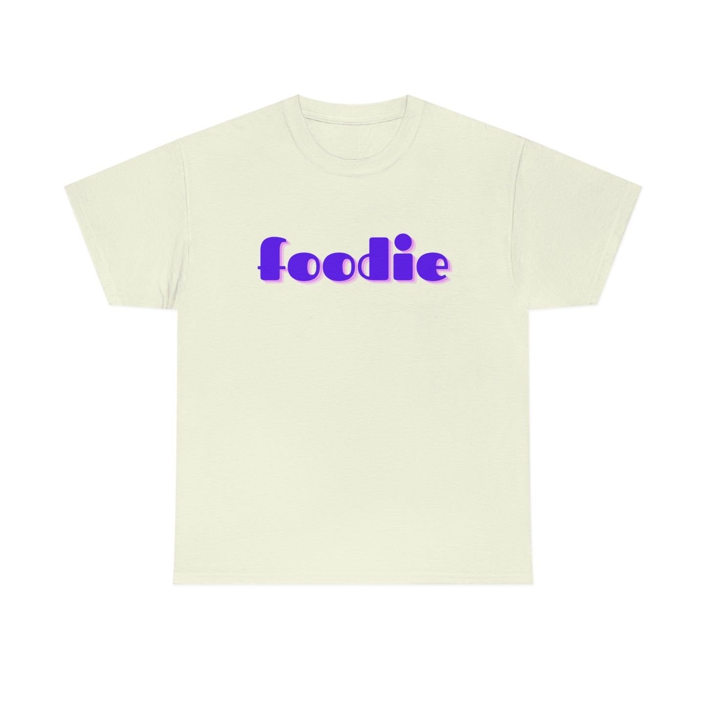 foodie shirt natural front