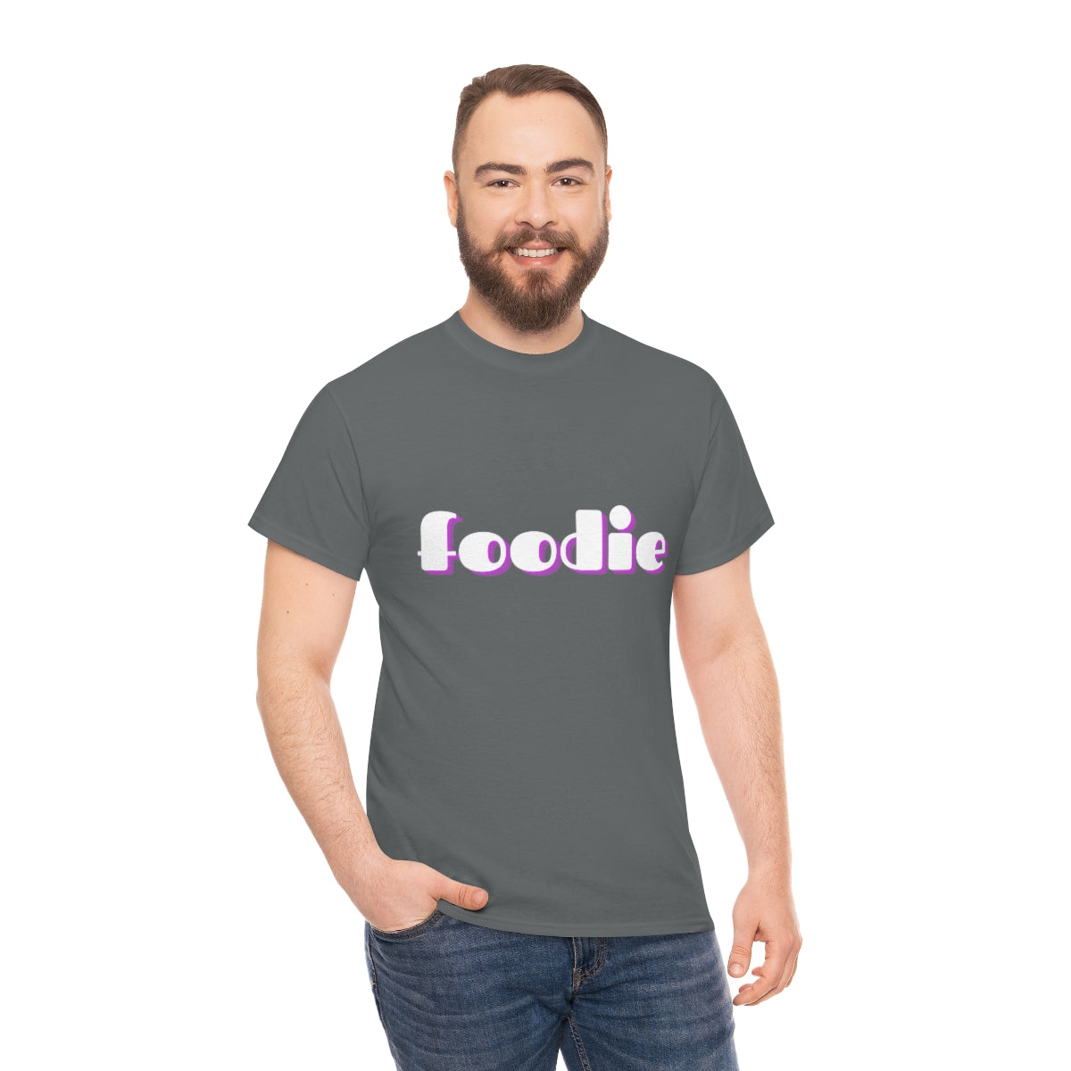 foodie shirts grey front