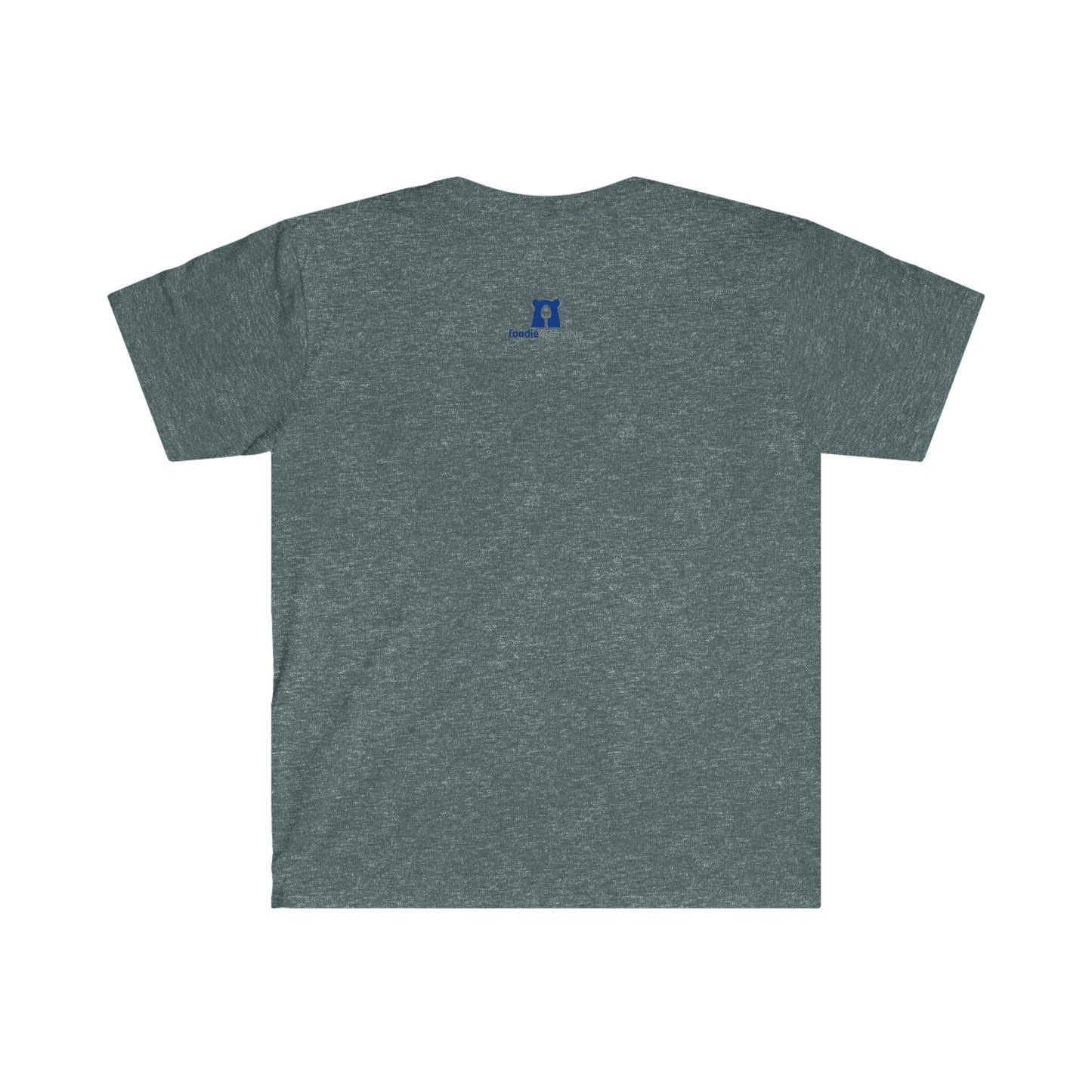 funny taco shirt dark heather back