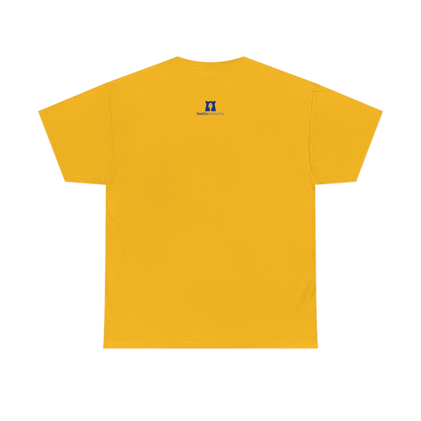 foodie shirt gold back