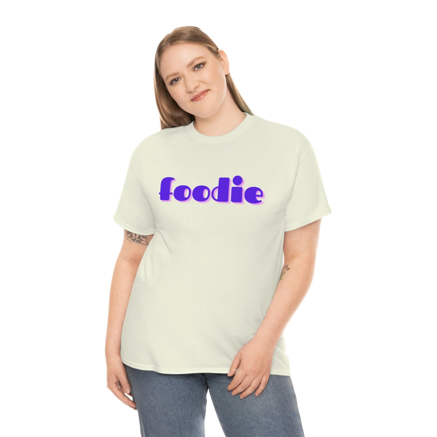 foodie t-shirt natural front