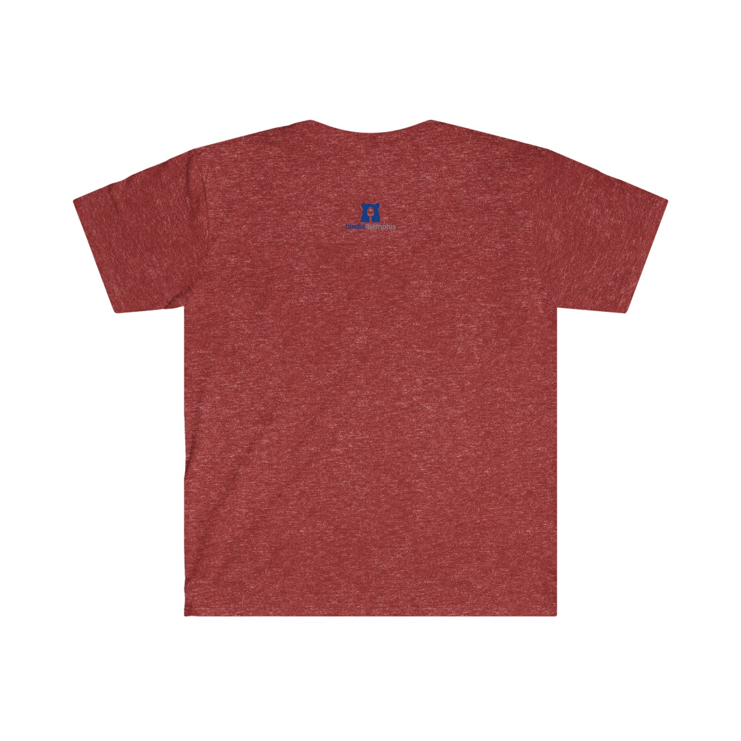funny taco shirt red heather back