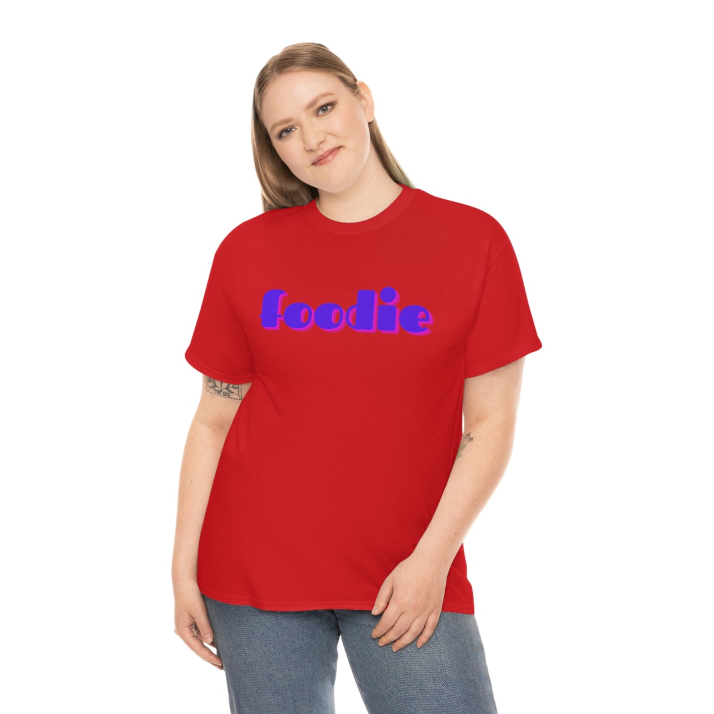 foodie t-shirt red front