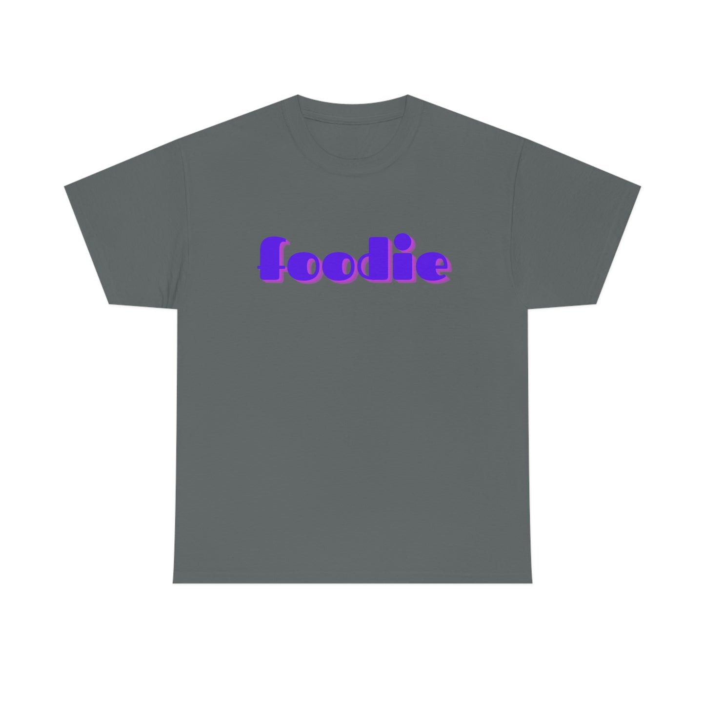 foodie shirt grey front