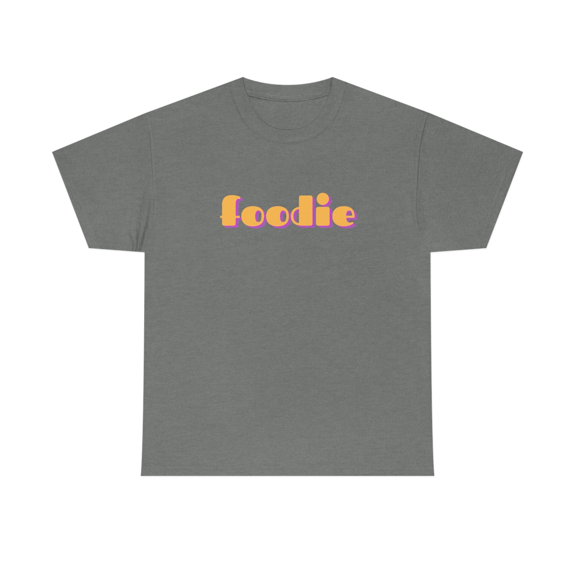 foodie shirt grey front