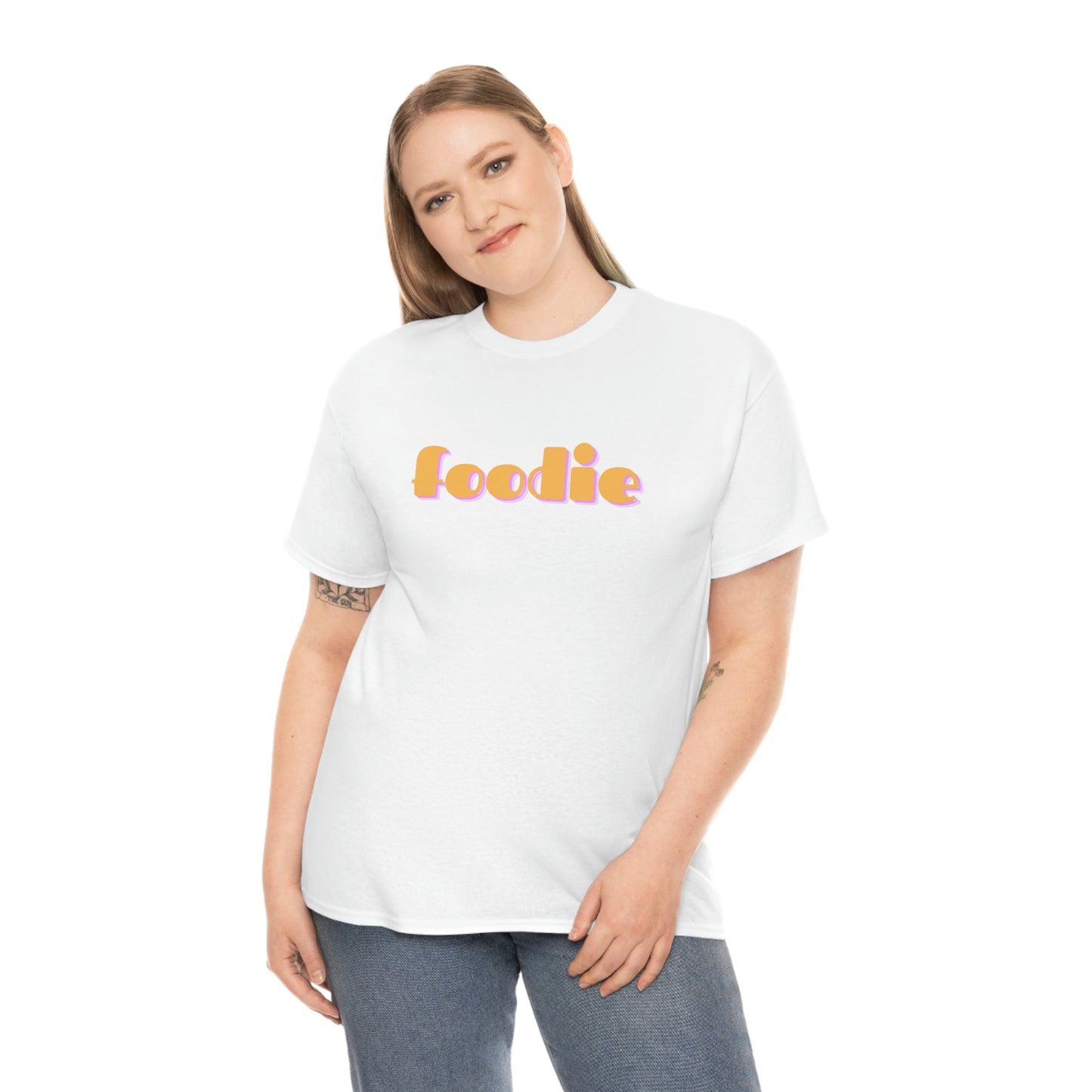 foodie t-shirt white front