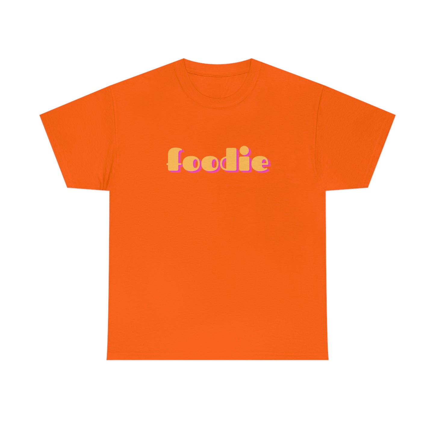 foodie shirt orange front