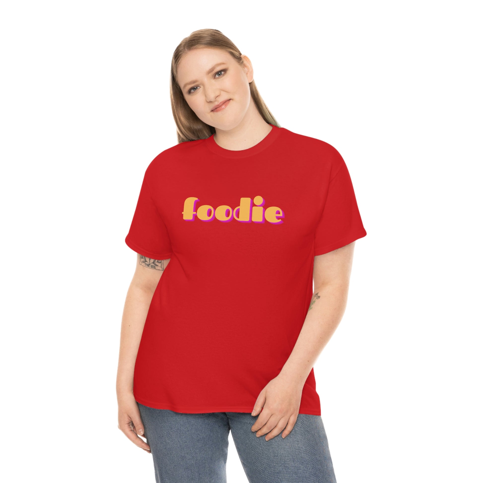 foodie t-shirt red front