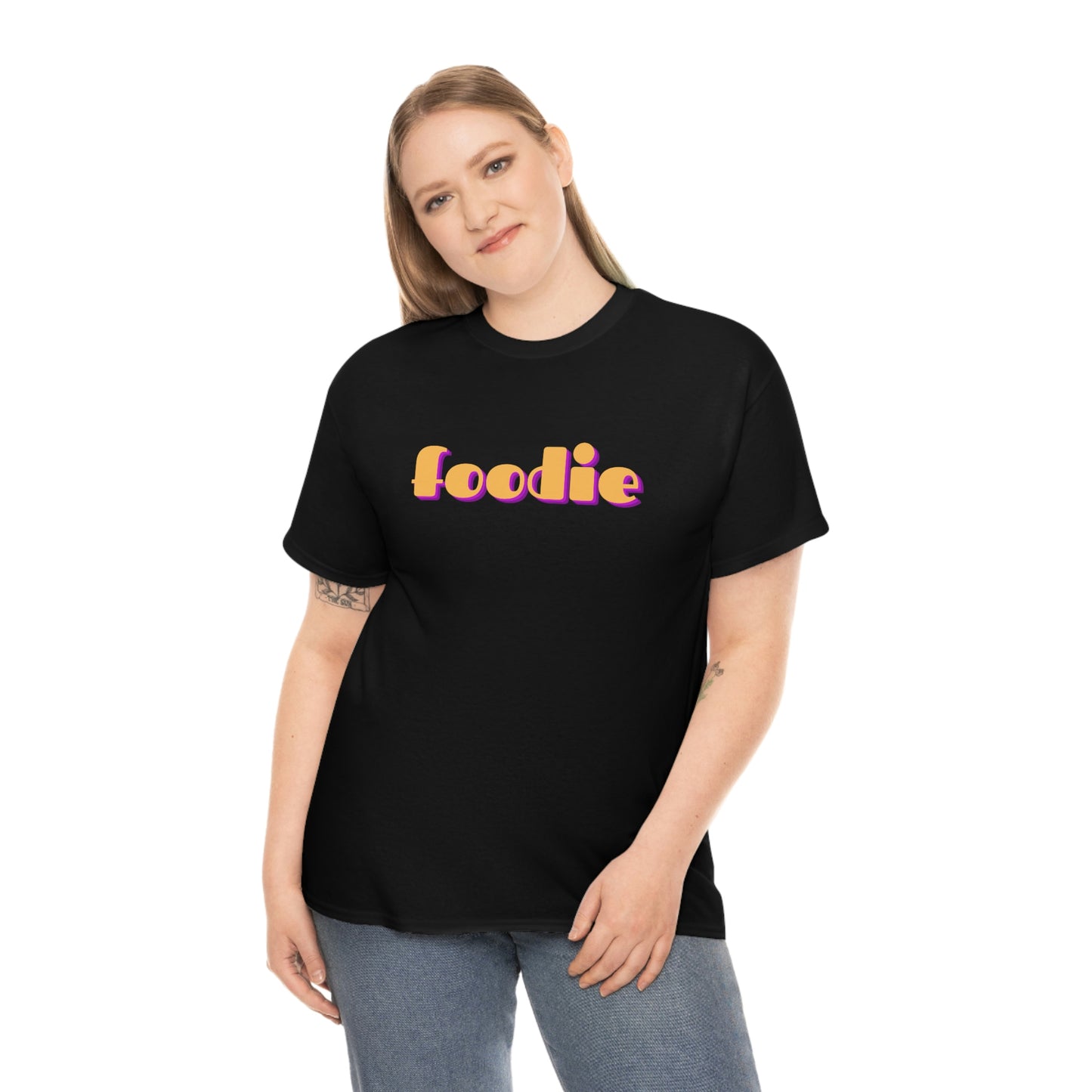 foodie t-shirt black front