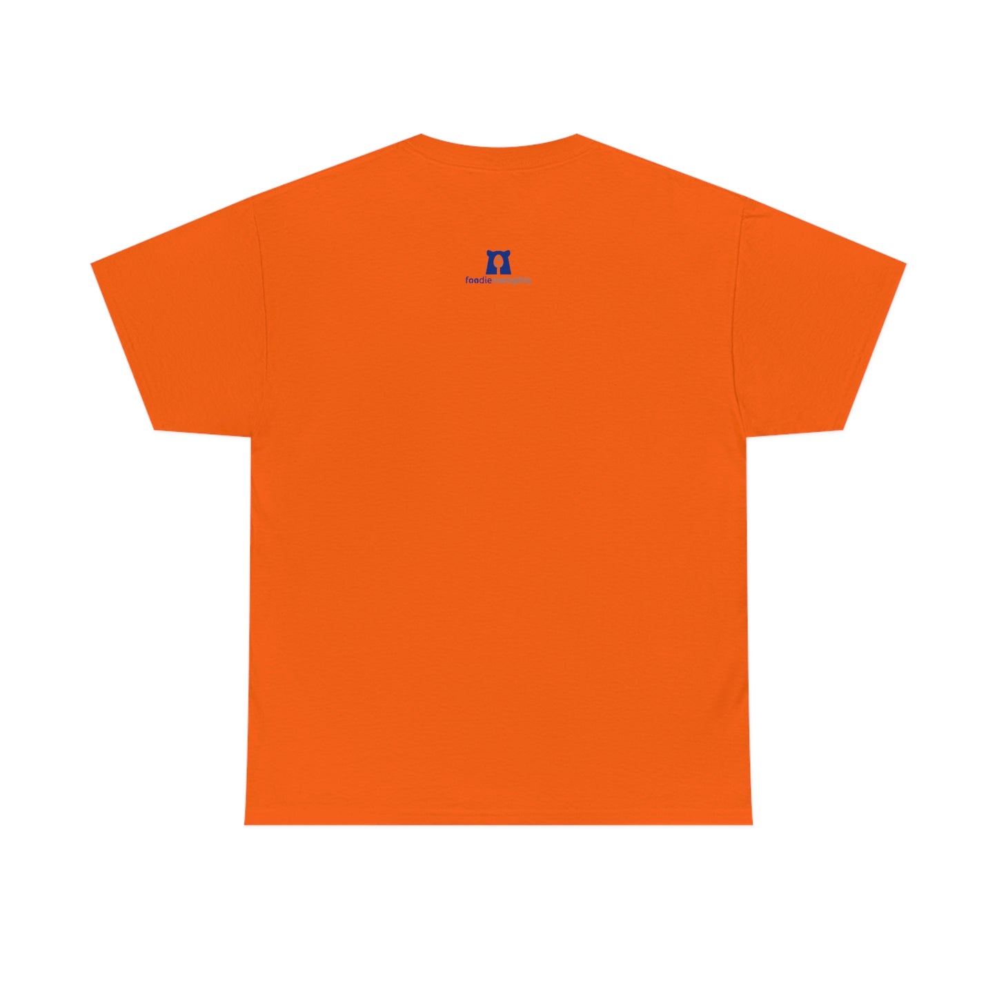 foodie shirt orange back