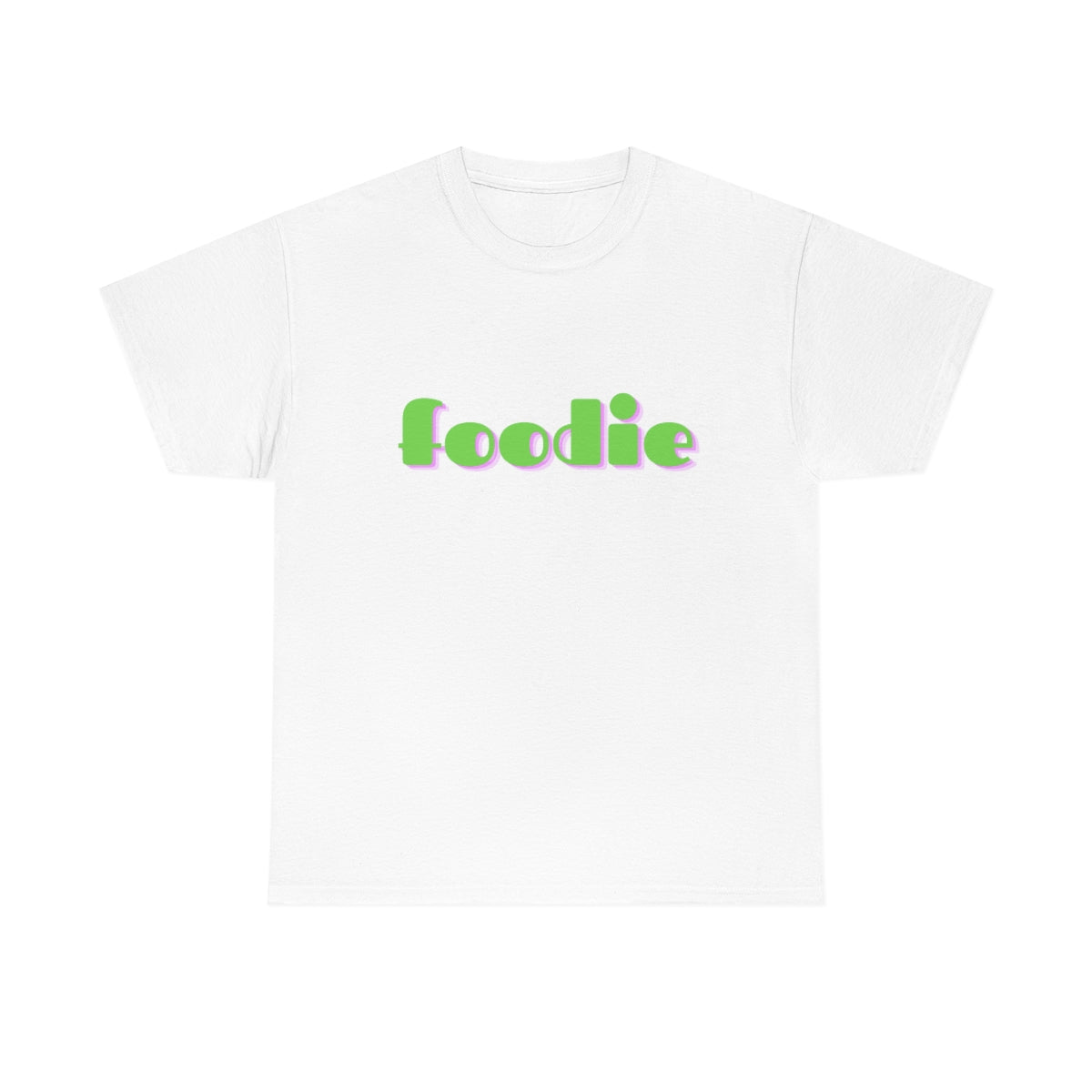 foodie shirt white front