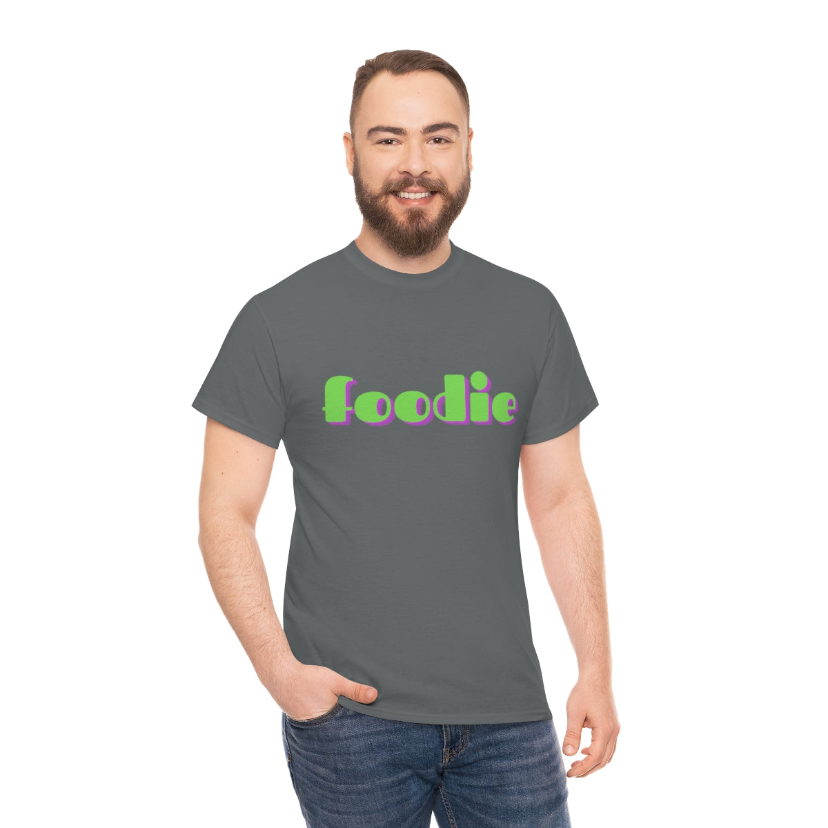 foodie shirts grey front