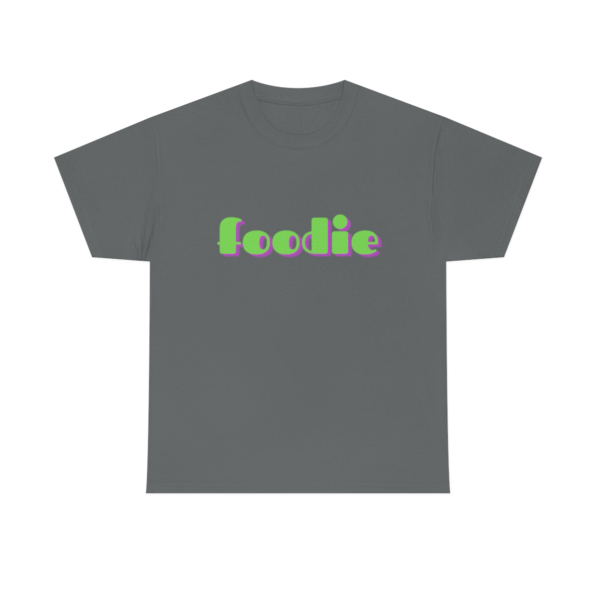 foodie shirt grey front