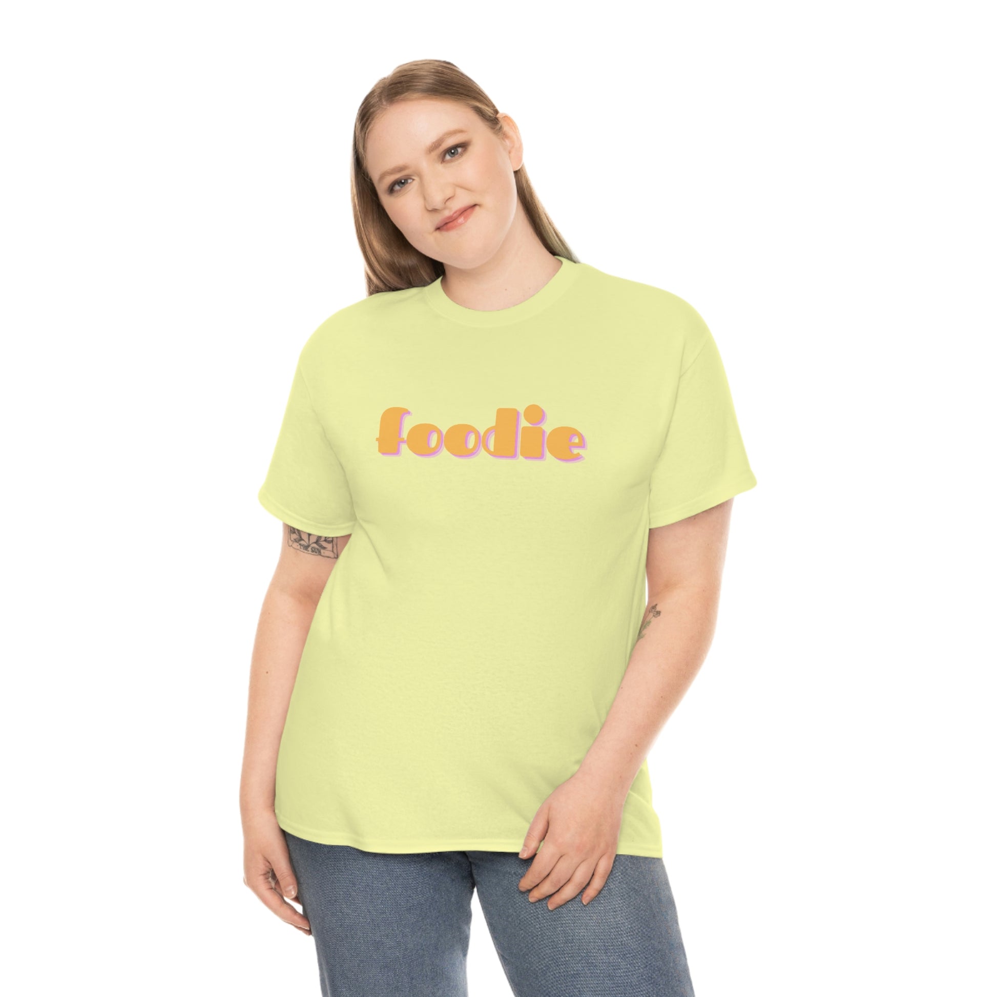 foodie t-shirt corn silk front