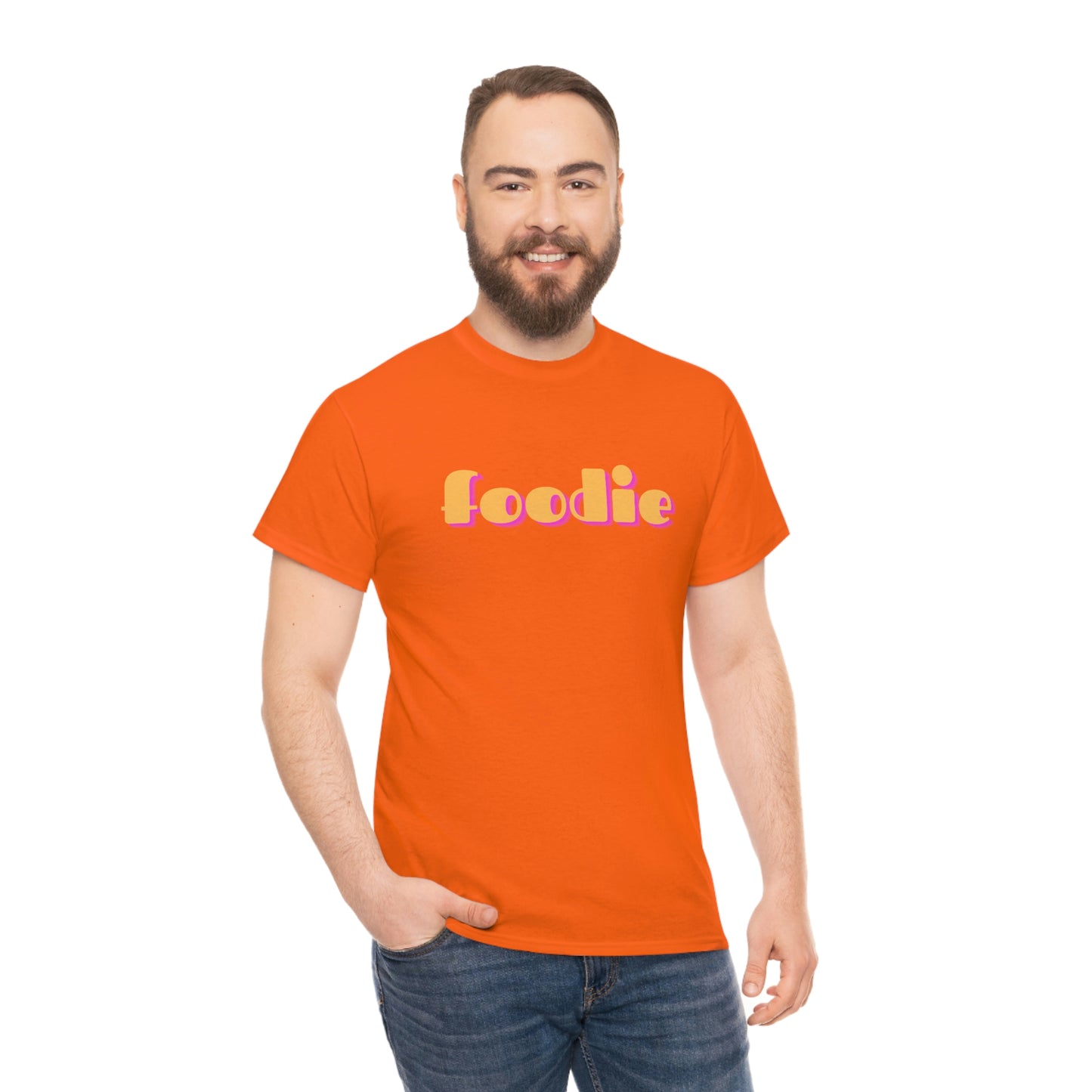 foodie shirts orange front